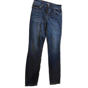 STS Blue Womens Jeans Ankle Skinny Leg High Rise Flat Front Blue Size 28